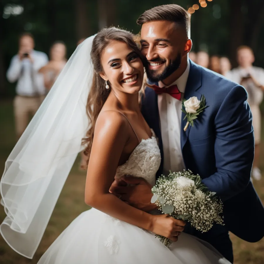 Photo officielle des mariés